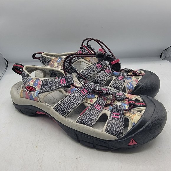 Keen Newport H2 Womens 9 Gray Sandals Waterproof Closed Toe Casual Beach Water